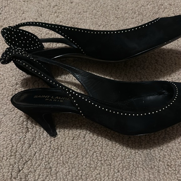 Saint Laurent Kitten Heels 38 - Picture 6 of 7